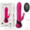 Vibrador rotativo con estimulador control remoto y usb